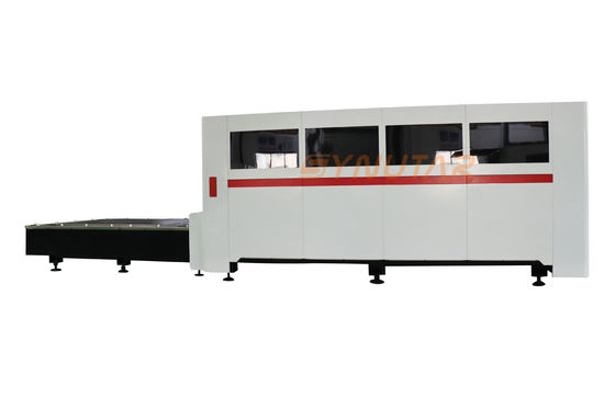 1500W-6000W ألياف الصفائح المعدنية ليزر قطع آلة مع سرعة عالية