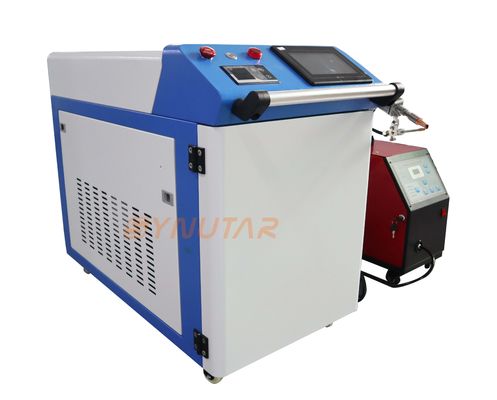 حاوية ليزر الألياف المحمولة الصغيرة 3000W الآلية 3 في 1 آلة لحام ليزر