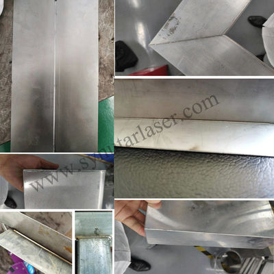آلة لحام ليزر للفايبر اليدوية 1500W / 1000W لحام ليزر الفولاذ المقاوم للصدأ