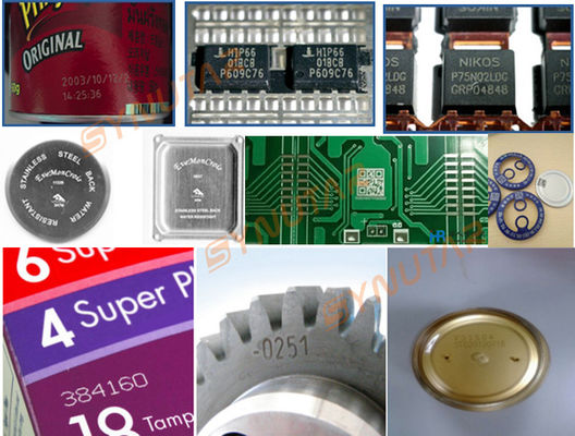 قوية 100W أوتوماتيكي ليزر آلة العلامة الألياف / CO2 / UV ليزر الطيران