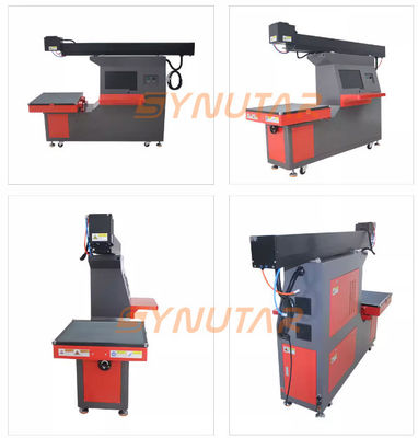 AC220V / 50Hz / 10A إمدادات الطاقة علامة ليزر CO2 مع برنامج EZCAD وأنبوب ليزر زجاجي