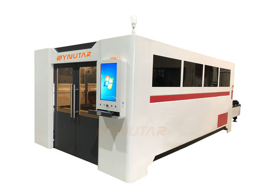 نظام القيادة الحركية الخادم آلة قطع الليزر المعدنية مع طاقة الليزر 1500W-6000W