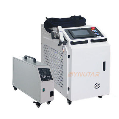 220V / 50Hz 1064nm آلة لحام ليزر الألياف اليدوية M2 &lt; 1.2 تبرد بالماء لتنظيف دقيق
