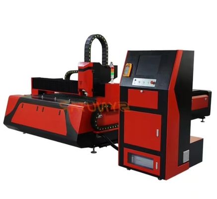 آلة خفض ليزر الألياف المبردة بالماء 1500W-6000W محرك الخدمة مع نقل رف العدادات الدقيق