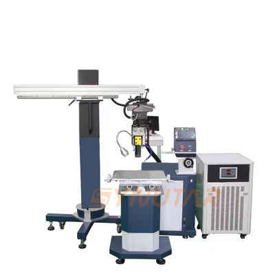آلة لحام الليزر المبردة بالماء الدقيقة 300mm * 300mm منطقة العمل 0.2-20ms نبض