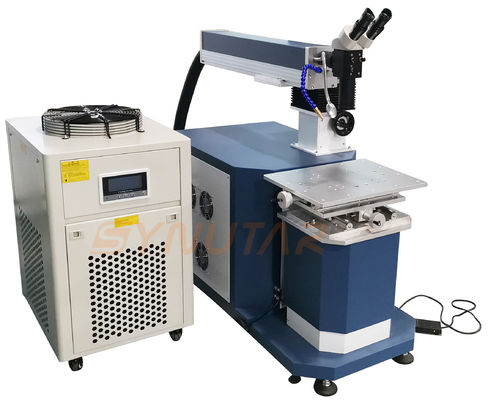 آلة لحام ليزر تبرد بالماء 1064nm 300mm x 300mm منطقة عمل 0.2-20ms نبض