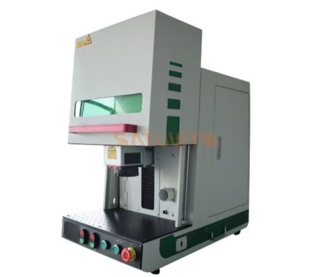 آلة علامة ليزر الألياف الطاولة المبردة بالهواء 1064nm مع ارتفاع حرف 0.2mm