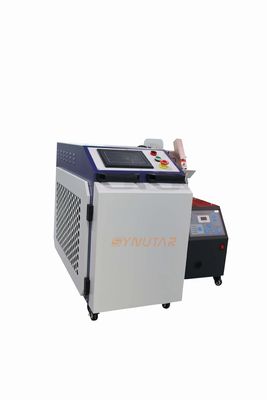آلة لحام ليزر محمولة 1500W الطاقة الخارجة نظام تبريد الهواء 1064nm طول الموجة 0.5-5mm لحام