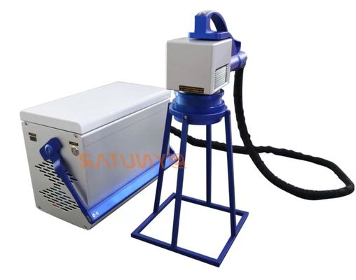 آلة علامة ليزر الألياف التبريد الهوائي 0.01mm الحد الأدنى للخط تحكم الكمبيوتر