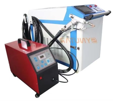 آلة لحام الليزر المحمولة بدقة 0.5-5mm عمق لحام 1064nm طول موجة الليزر AC220V / 50Hz الطاقة