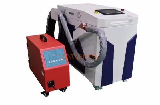 دقة 0.02mm تحديد الموقع آلة لحام الليزر المحمولة 2000W AC220V جهاز محمول