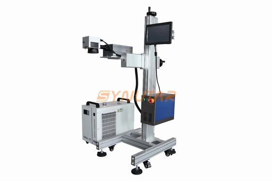 آلة علامة الليزر فوق البنفسجية 20W مع 0.01-0.3mm عمق العلامة الهواء / الماء التبريد 8000mm/s السرعة