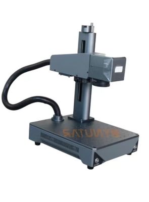 آلة علامة ليزر الألياف 1064nm 220V / 50Hz عمق العلامة 0.01-2mm للمعادن